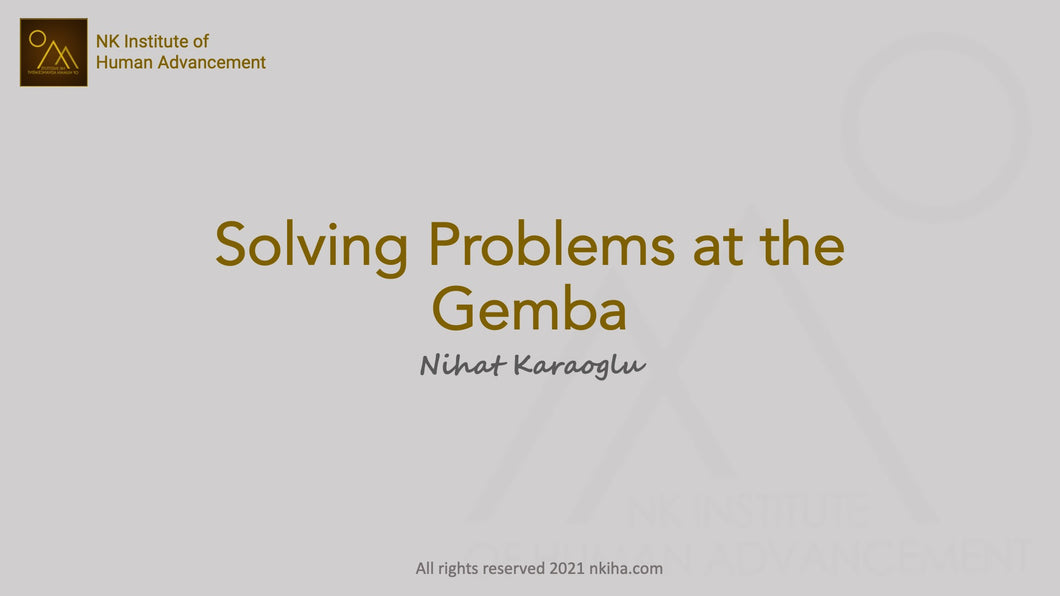 Solving Problems at the Gemba