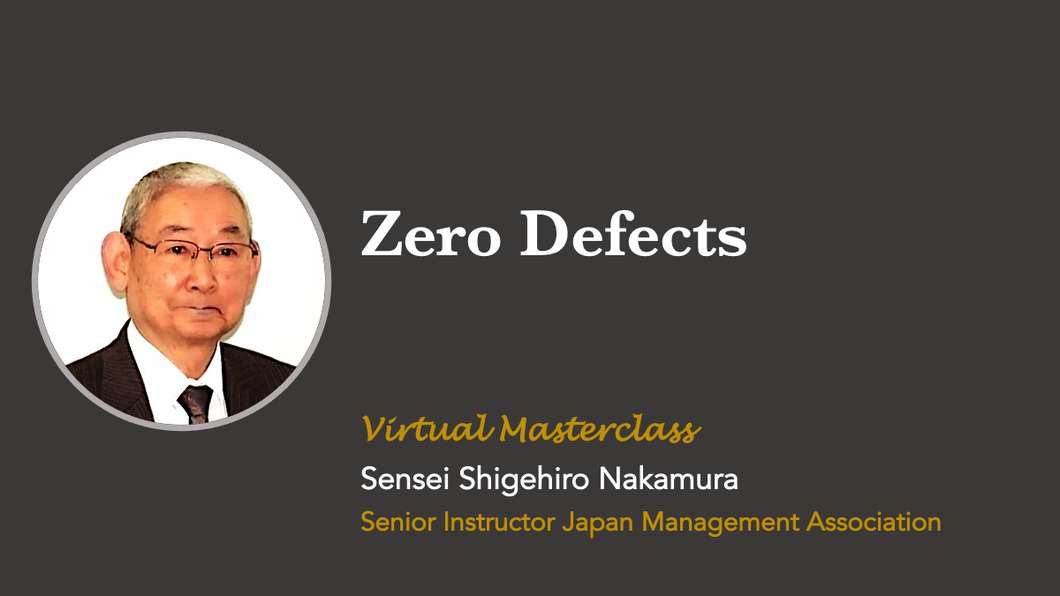 Zero Defects - Online Course